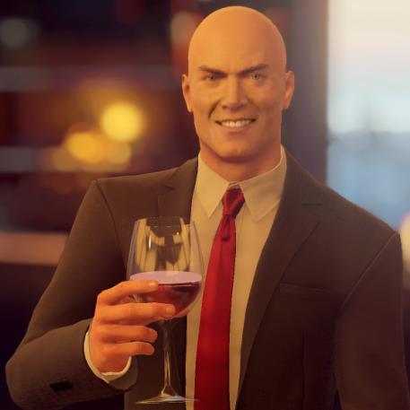 Look at that unsettling smile! Also, did you know that Agent 47 is partly Romanian?
